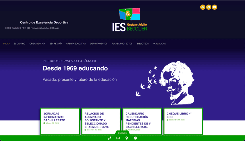 Arquitectura Web IES Becquer